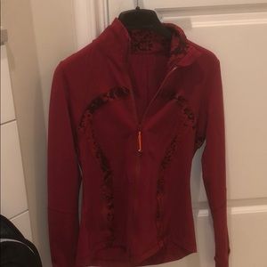 Red lulu lemon jacket